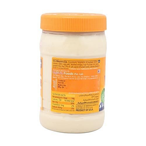 American Garden Mayonnaise, 473 ml Bottle Creamy Texture
 Rich Flavour
