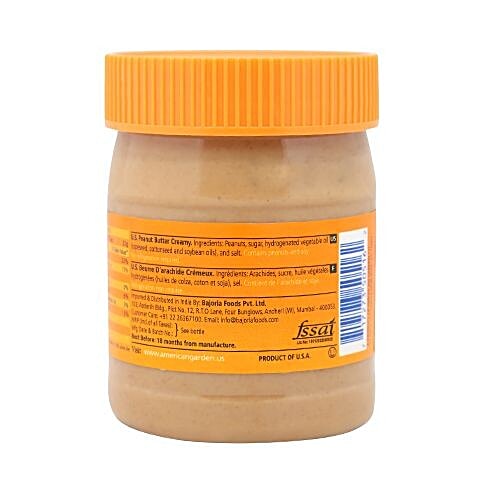 Buy American Garden Peanut Butter Creamy 340 Gm Jar Online At Best