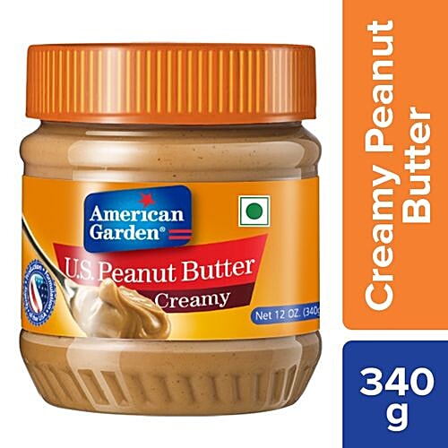 Buy American Garden Peanut Butter Creamy 340 Gm Jar Online At Best