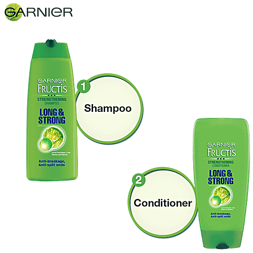 Buy Garnier Fructis Shampoo Long And Strong Strengthening 340 Ml Online