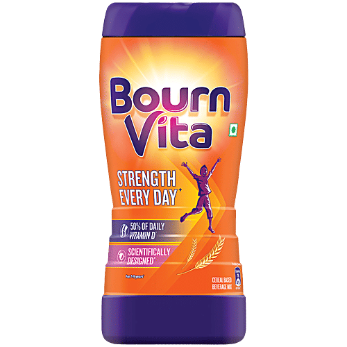 Bournvita Chocolate Nutrition Drink, 500 g Bottle Vitamin D