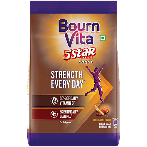 Bournvita 5 Star Magic Nutrition Drink, 500 g Pouch