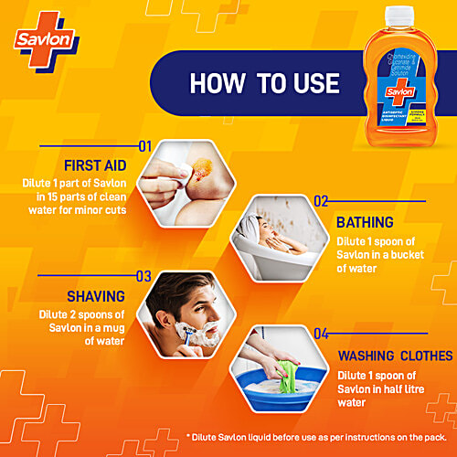 Savlon Antiseptic - Disinfectant Liquid, 100 ml  