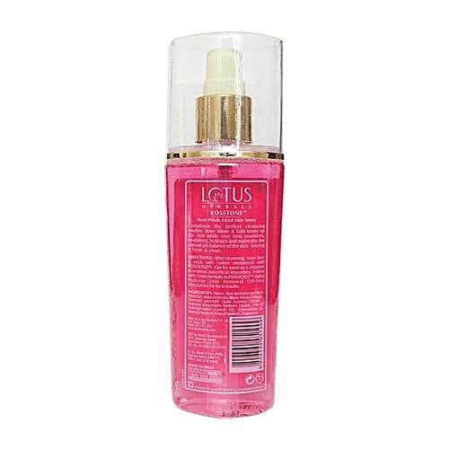 Lotus Herbals Rosetone Rose Petals Facial Skin Toner, 100 ml  
