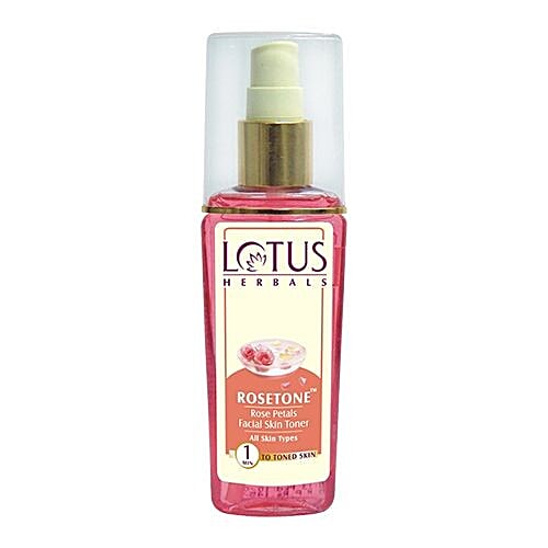 Lotus Herbals Rosetone Rose Petals Facial Skin Toner, 100 ml  