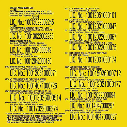 Parle Marie Biscuits, 239.7 g Pouch No Trans Fat & Cholesterol