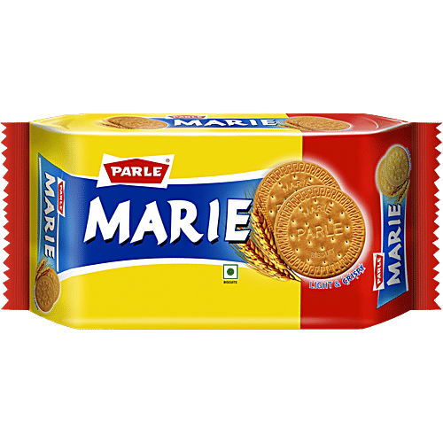 Parle Marie Biscuits, 239.7 g Pouch No Trans Fat & Cholesterol