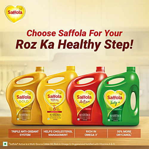 Buy Saffola Active Edible Oil 1 Ltr Pouch Online At Best Price of Rs