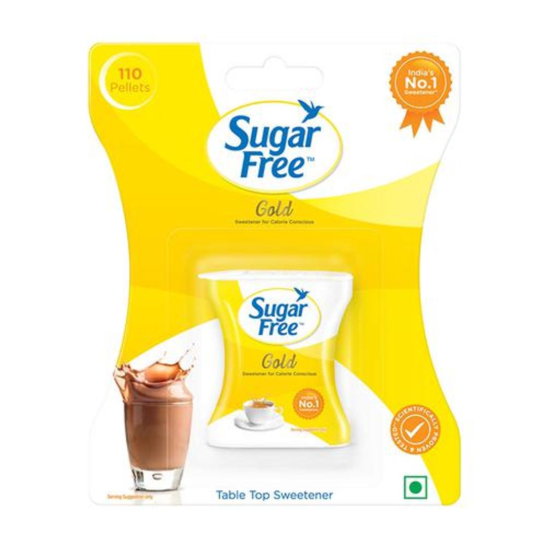 Sugar Free Gold Low Calorie Sweetener, 100 Pellets 