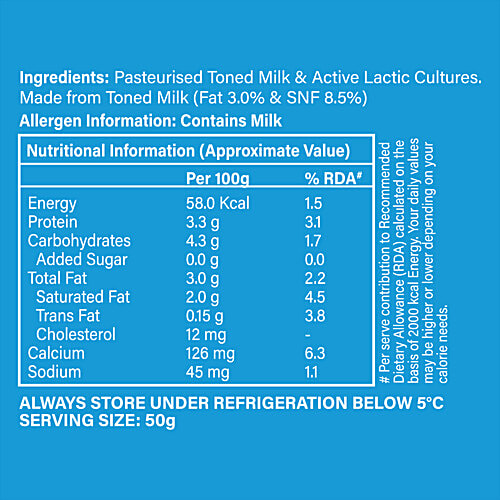 Heritage Total Curd, 200 g Cup Zero Added Sugar
