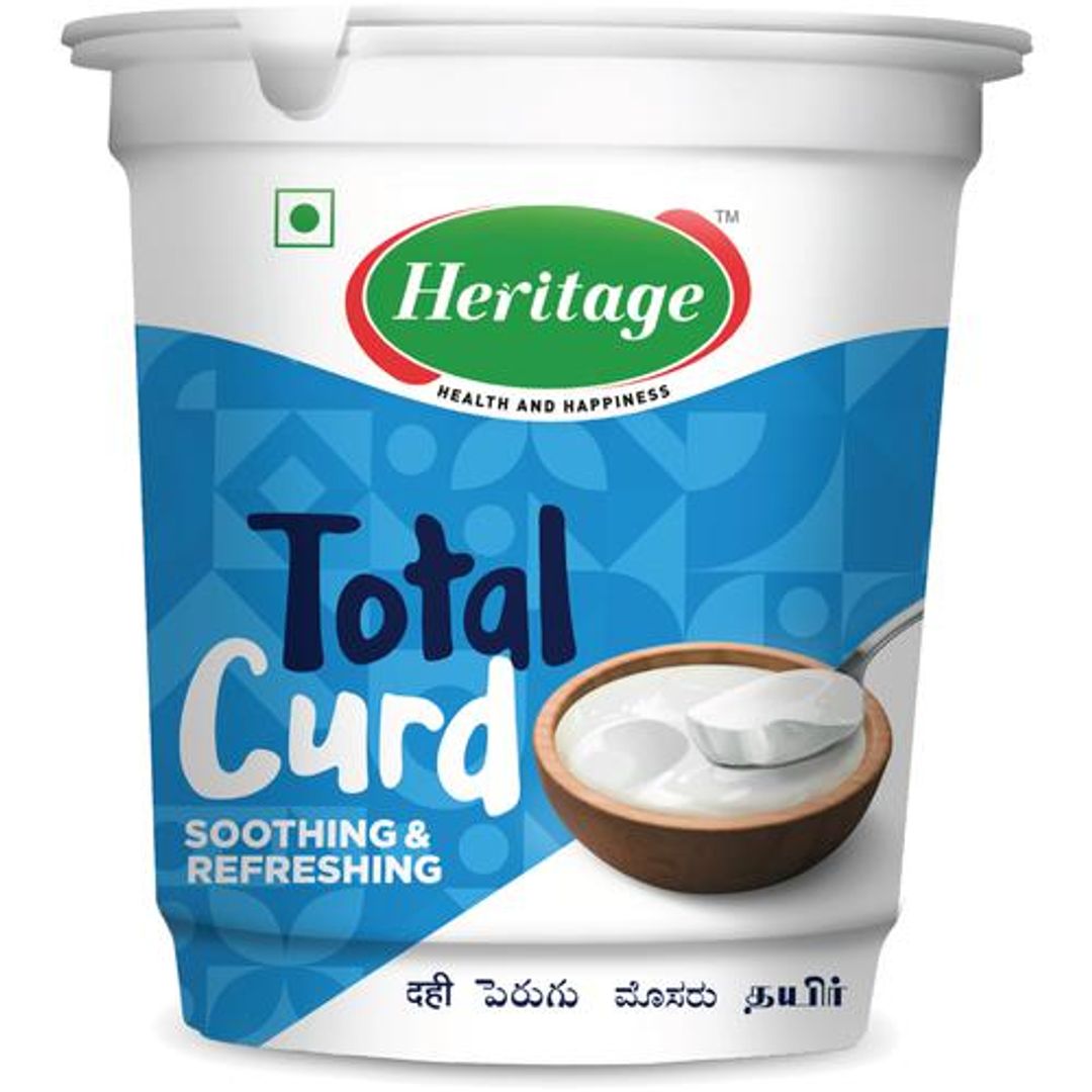 Heritage Total Curd - Natural Source Of Calcium, 400 g Cup