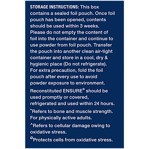 Ensure Clinically Proven Nutritional Drink For Adults- Vanilla, 375 g Helps Build & Protect Muscle Strength