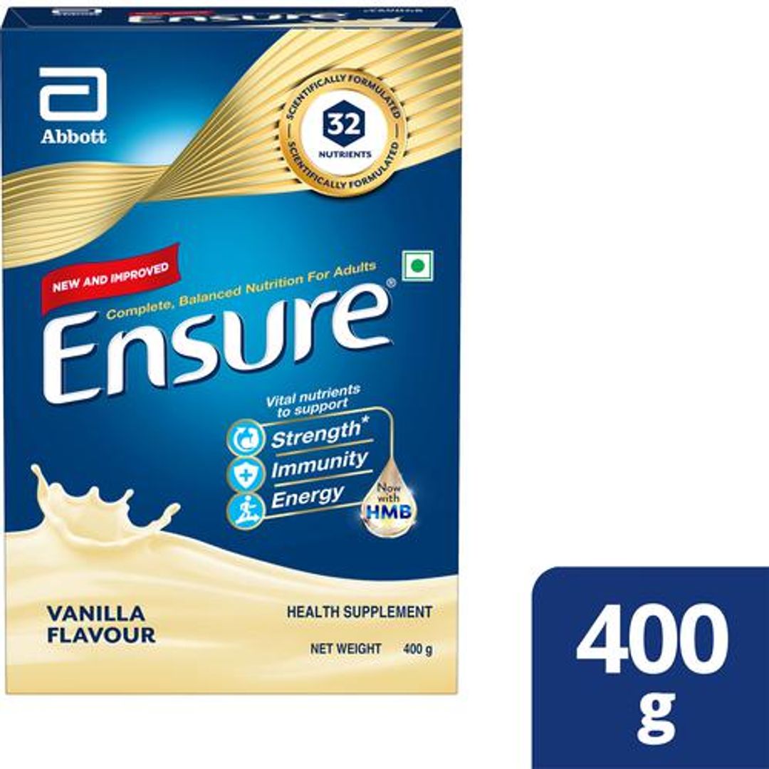 Ensure Nutrition Health Supplement Drink - Vanilla Flavour, 400 g 