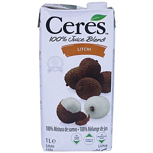 Ceres Fruit Juice -100 % Litchi, 1 L Carton Source of Vitamin C