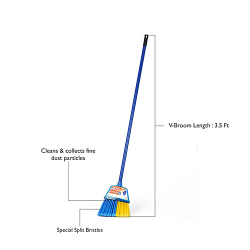 Gala V Broom For Ceiling, 1 pc Superior Cleaning Guaranteed
Longer Lasting
Superior Performance