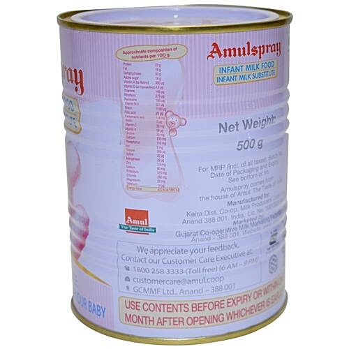 Amul Spray Infant Milk Food/Substitute, 500 g  