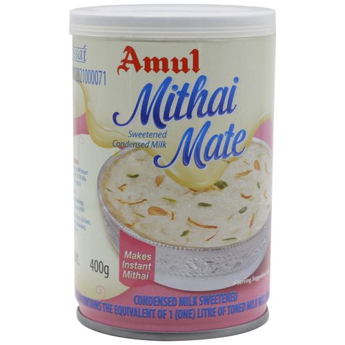 Amul Sweetened Condensed Milk Mithai Mate, 400 g Tin 