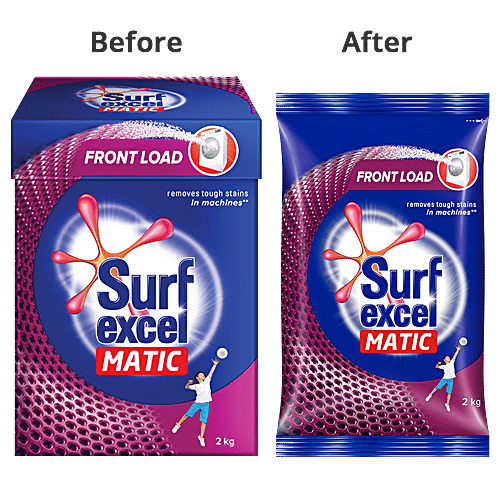 Buy Surf Excel Matic Front Load Detergent Powder 2 Kg Online At Best