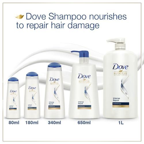 Dove Intense Repair Shampoo, 340 ml  