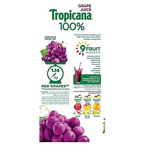 Tropicana Juice - Grape, 1 L  