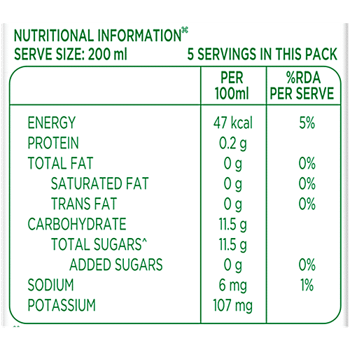 Tropicana Apple Juice, 1 L No Added Sugar, No Added Colour