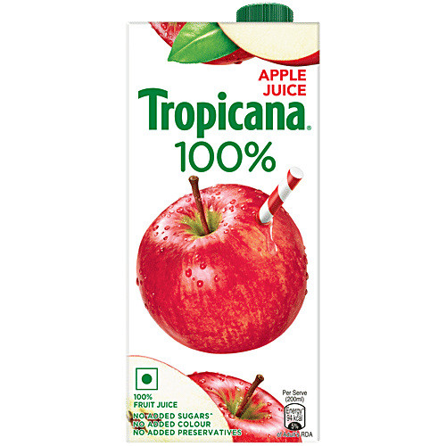 Tropicana Apple Juice, 1 L No Added Sugar, No Added Colour