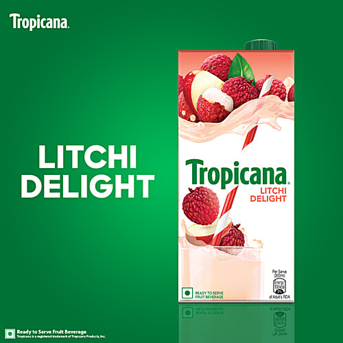 Tropicana Fruit Juice - Delight, Litchi, 1 L  