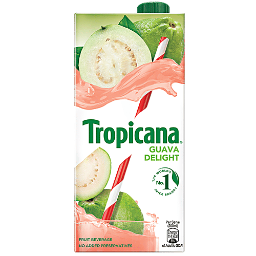 Tropicana Fruit Juice - Delight, Guava, 1 L  