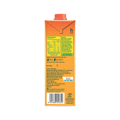 Real Fruit Power Juice - Mixed, 1 L  