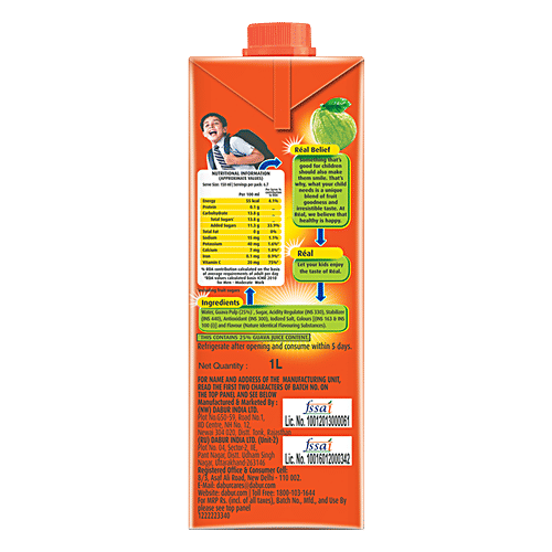 Real Fruit Power Juice - Guava, 1 L  