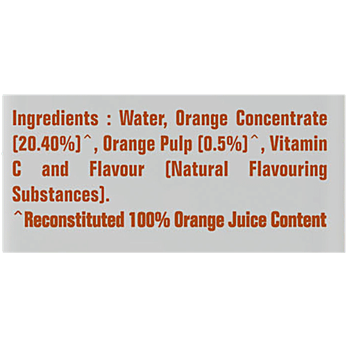 Real Activ Orange Juice, 1 L  No Added Sugar, No Added Preservative