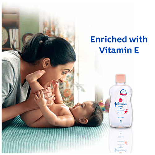 Johnson's baby Baby Oil, 500 ml  No Harmful Chemicals