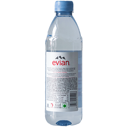 Buy Evian Natural Mineral Water Imported 500 ml Bottle Online at Best
