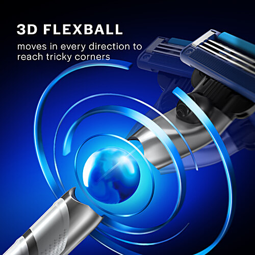 Gillette Mach 3 Turbo 3-Bladed Refill - With Comfort Gel Bar, Advanced Anti-Friction Coating, 4 pcs  Advanced Anti-Friction Coating, More Lubricants