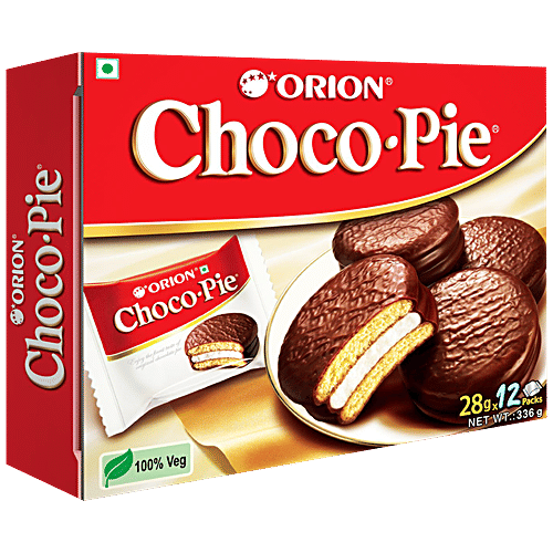 Buy Orion Choco Pie Chocolate Coated Soft Biscuit Online at Best