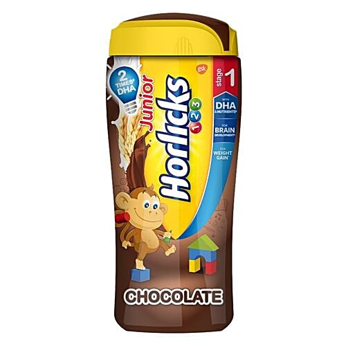 Buy Horlicks Junior Health Nutrition Drink Chocolate Flavour Stage 1 2