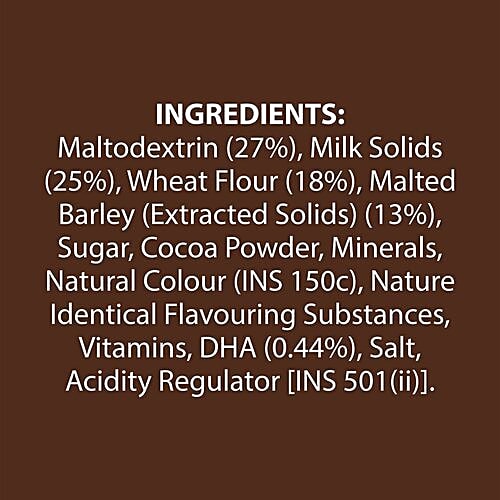 Horlicks Junior Health & Nutrition Drink - Chocolate Flavour, Stage 1 , 2-3 years, 500 g Jar 