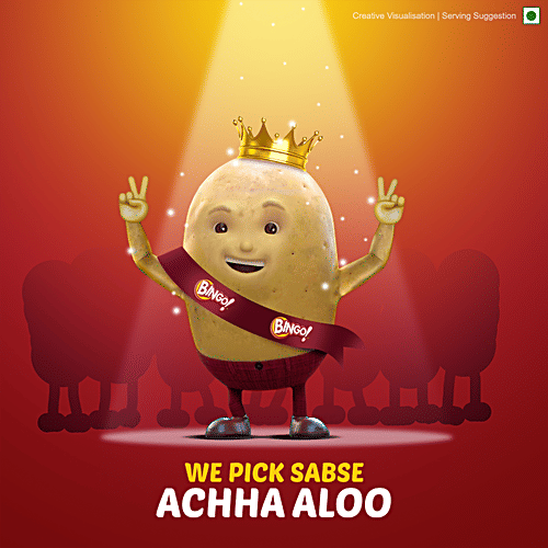 Bingo Potato Chips - Salted, 52 g Pouch 