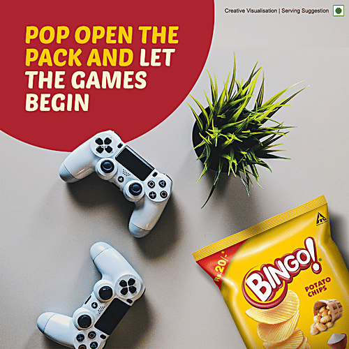 Bingo Potato Chips - Salted, 52 g Pouch 