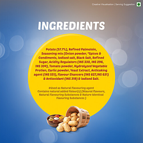 Bingo Yumitos Masala - Potato Chips, 52 g Pouch 