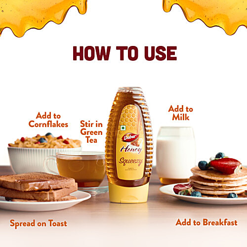 Dabur Pure Honey, 400 g (Buy 1 Get 1 Free) 