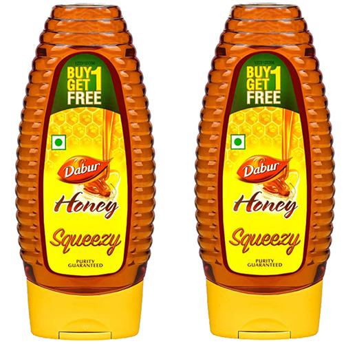 Dabur 100% Pure Honey, 400 g (Buy 1 Get 1 Free) 