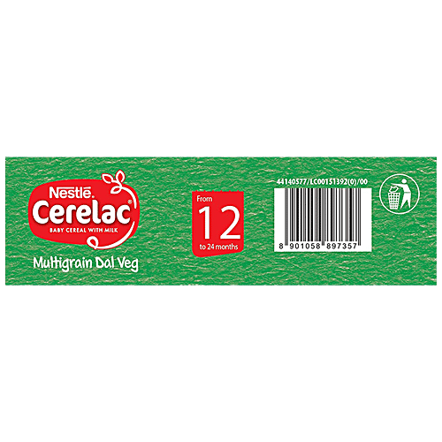 Buy Nestle Cerelac Multi Grain Dal Veg Stage 4 300 Gm Carton Online At
