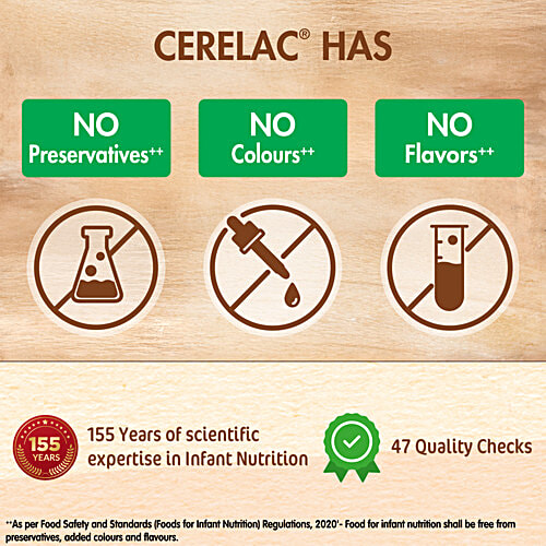 Nestle Cerelac Wheat-Rice Mixed Fruit Baby Cereal With Milk - From 10 To 24 Months, 300 g No Preservatives, Source of Iron, Rich in Protein, 14 Nutrients Including Vitamins & Minerals