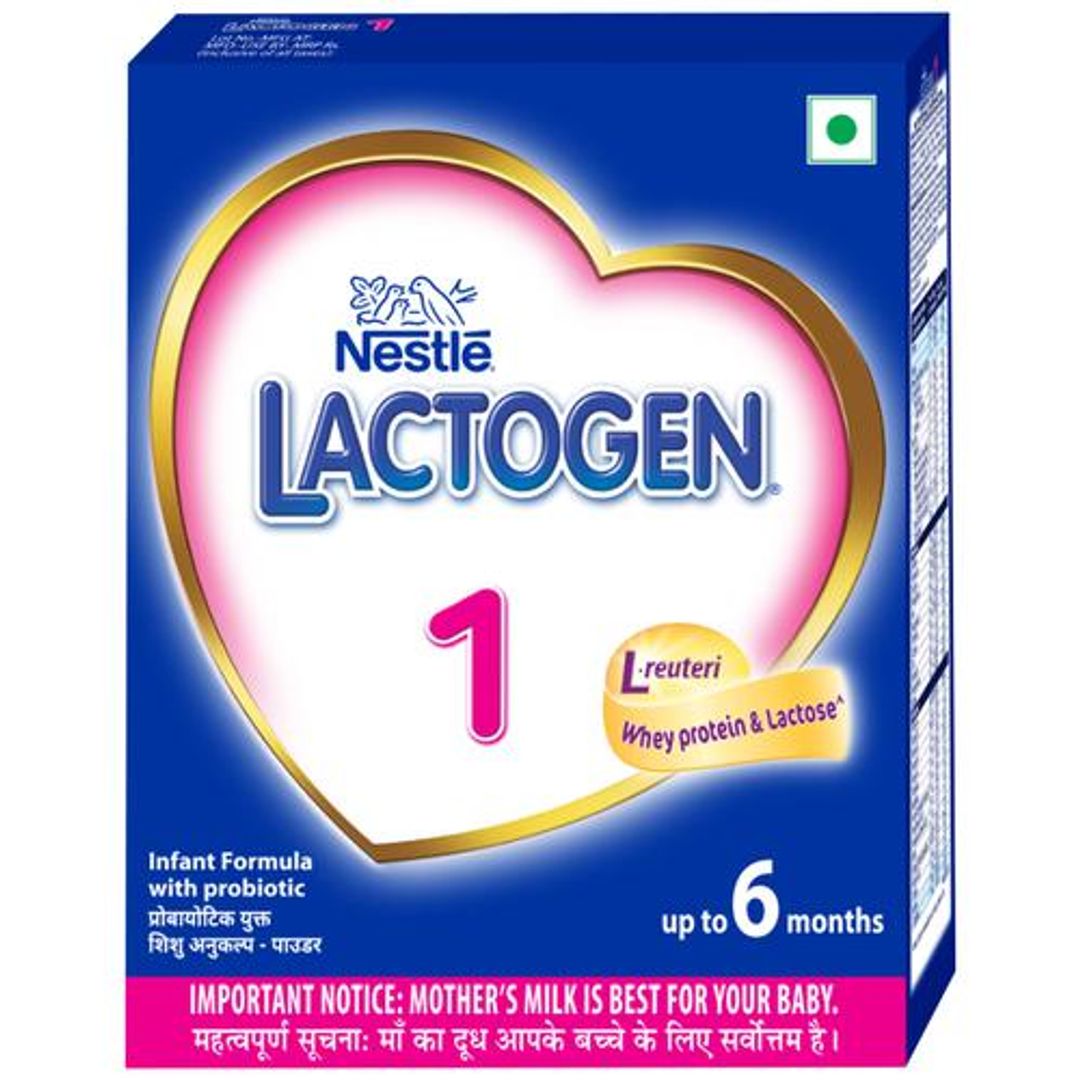 Nestle  Lactogen Infant Formula Powder - With Probiotic, Stage 1, Up To 6 Months, Whey Protein & Lactose, 400 g 