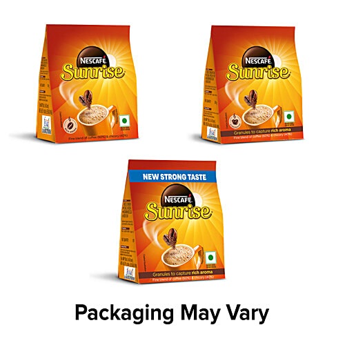 Nescafe Sunrise Instant Coffee Powder - Chicory Mix, 190 g Pouch