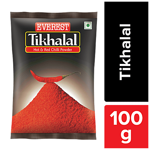 Buy Everest Powder Tikhalal Hot Chilly 100 Gm Pouch Online at the Best