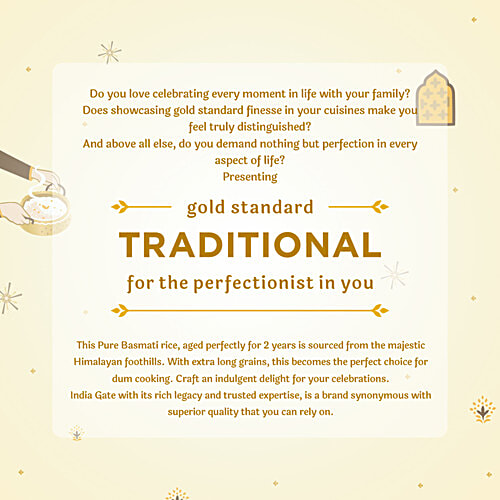 India Gate Basmati Rice-Tibar, 1 kg  Original Aroma, Perfectly Aged