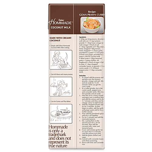 Dabur Hommade Coconut Milk, 200 ml  