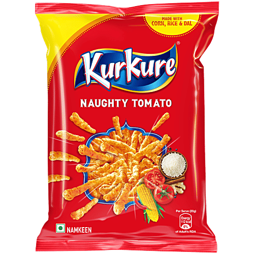 Kurkure Naughty Tomato Namkeen, 68 g  